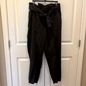Sanctuary black high waist paper bag pant